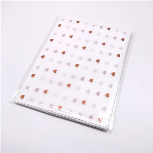 10pcs Gold Tissue Paper DIY Gift Wrapping Paper  Handmade Craft  Leopard Star Pattern  Floral Packaging Material Arts Supplies