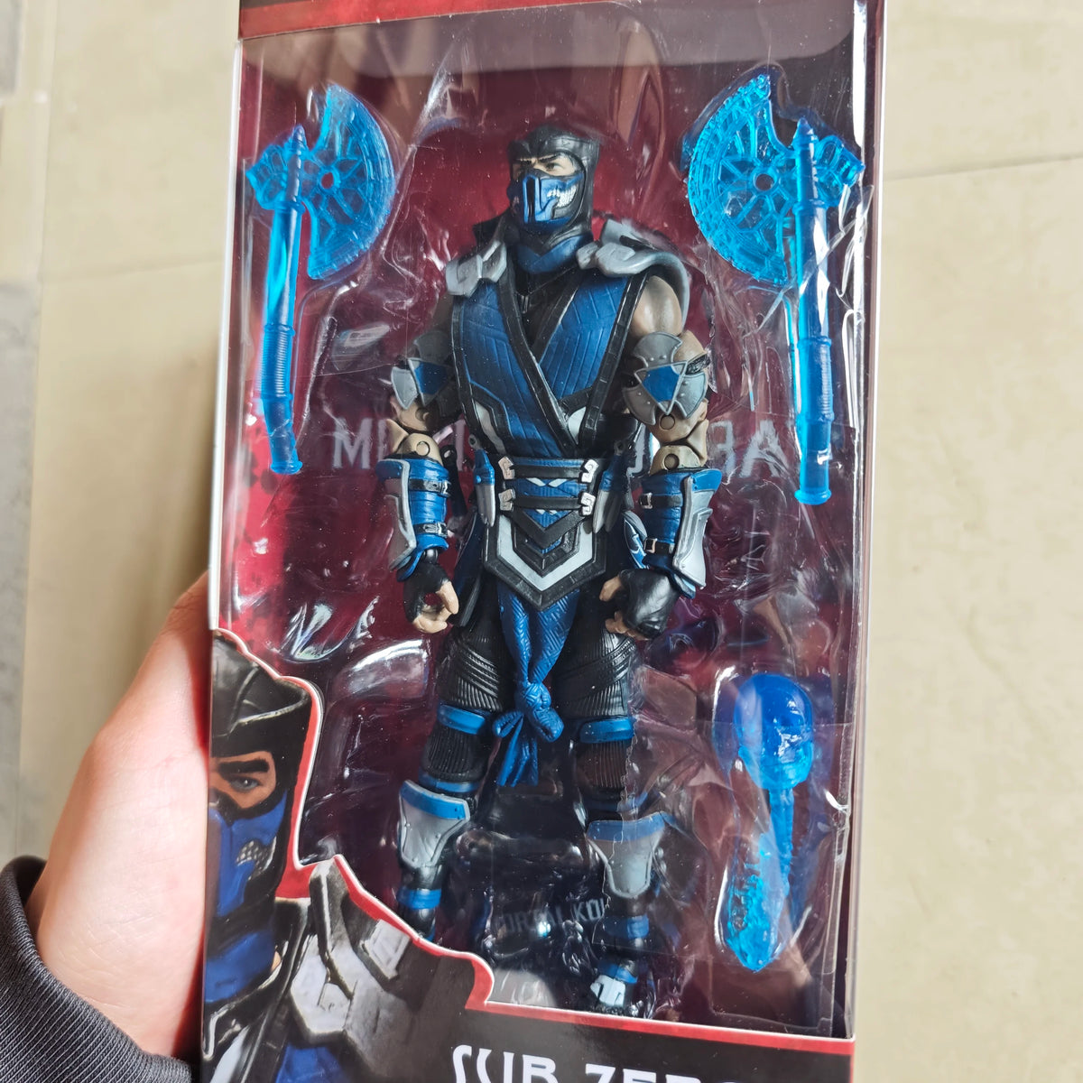 Anime SUB ZERO SCORPION Articulated Figure Model Toys Christmas Gift