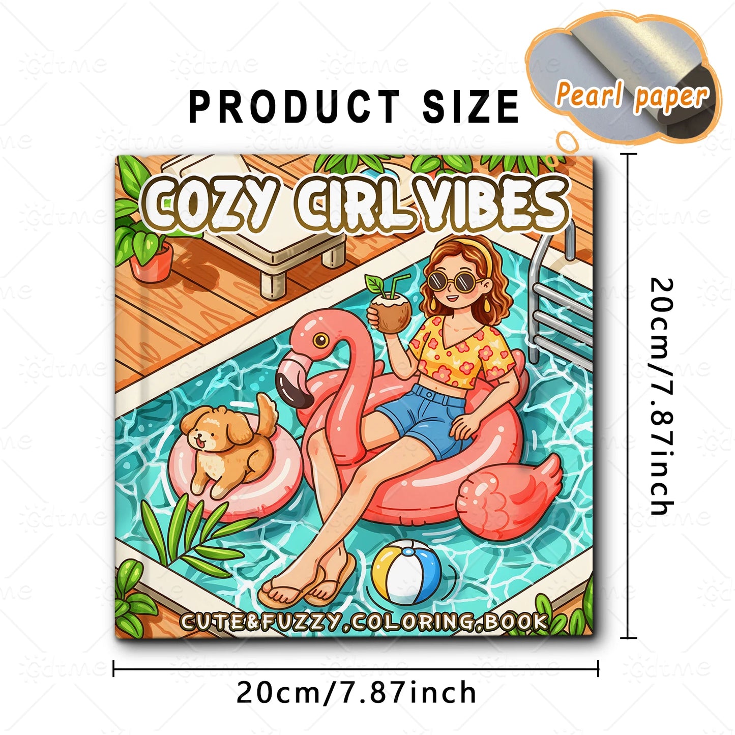 COZY CIRL VIBES Coloring Book for Adults Featuring Cute Cozy Daily Activities for Relaxation (Cozy Spaces Coloring)