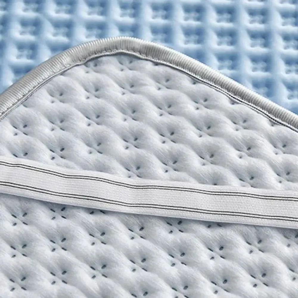 Breathable Cooling Mattress Comfortable Washable Ice Silk Bed Mat Pad Soft Skin-friendly Summer Sleeping Mat Household