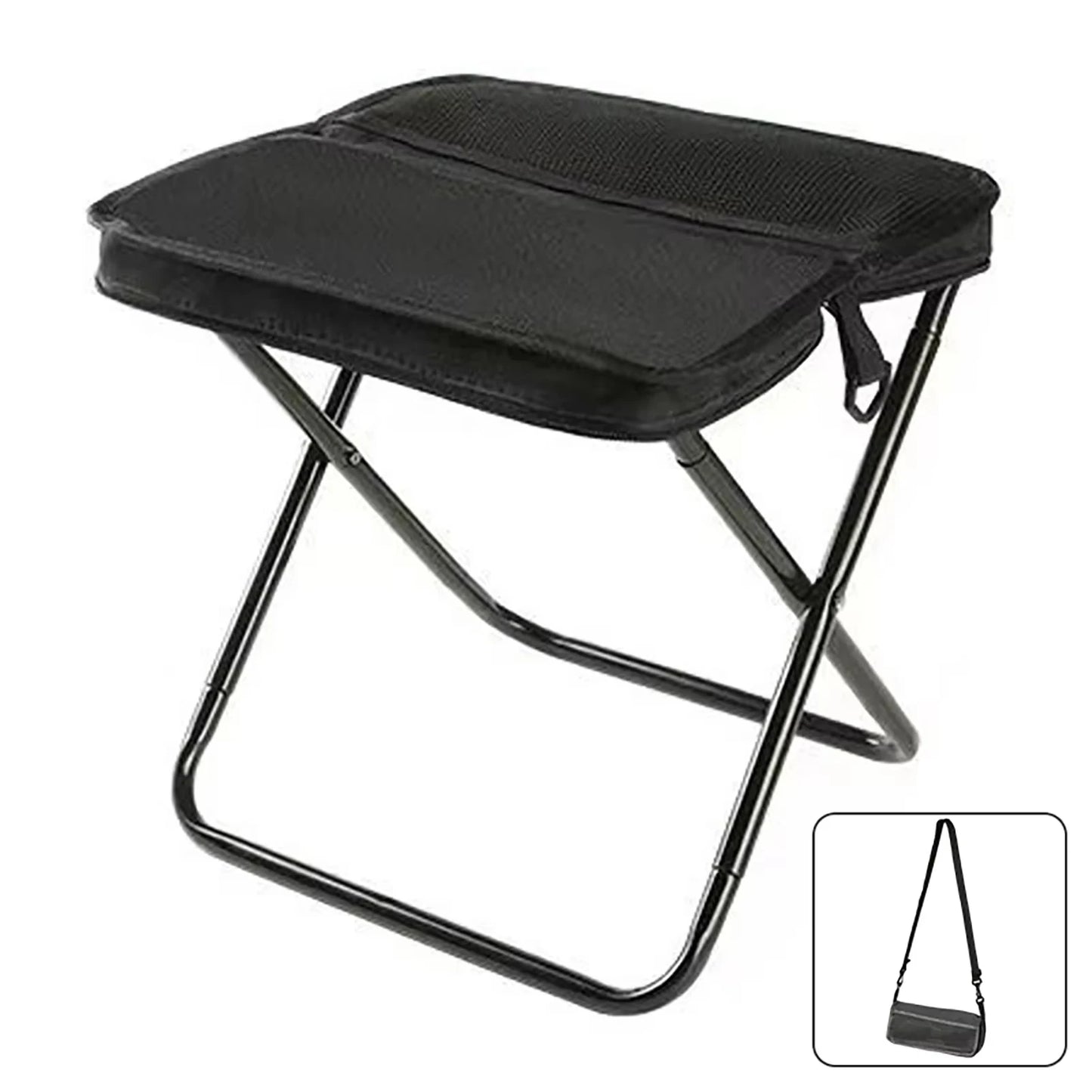 Foldable Backpack Stool Portable Folding Stool Lightweight Mini Easy Carry Outdoor Chair For Travel Camping Hiking