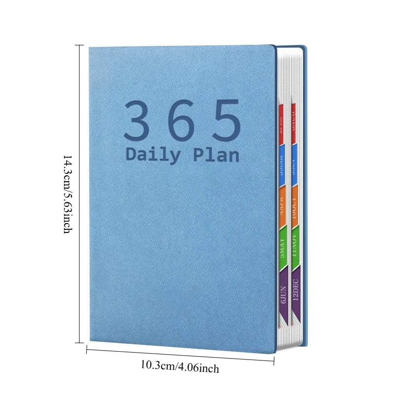 1pcs 2026 A6 Daily Schedule Planner Work Efficiency Time Management Notebook Daily Plan Organizer for Daily & Work Arrangement