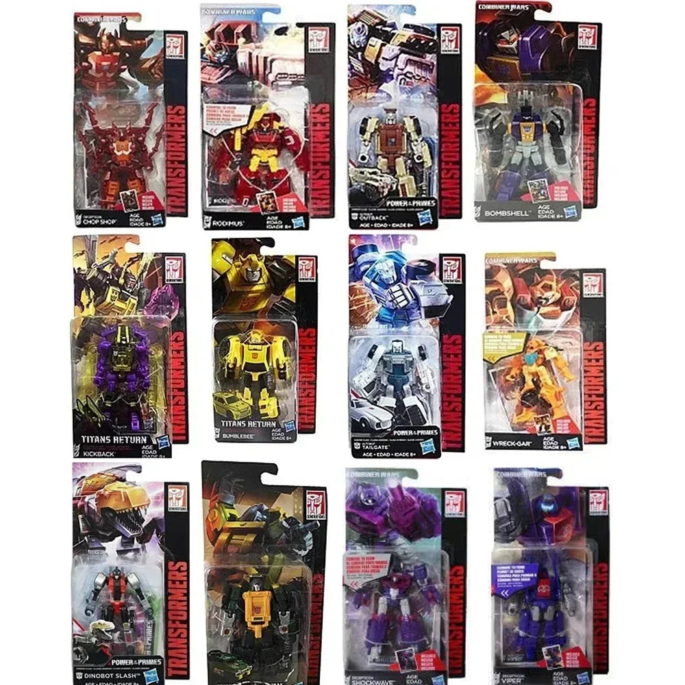 Bandai IDW Commander Class GW Series Bumblebee Shockwave Heat Break Backlash Figure Model Toys Collectible Gifts