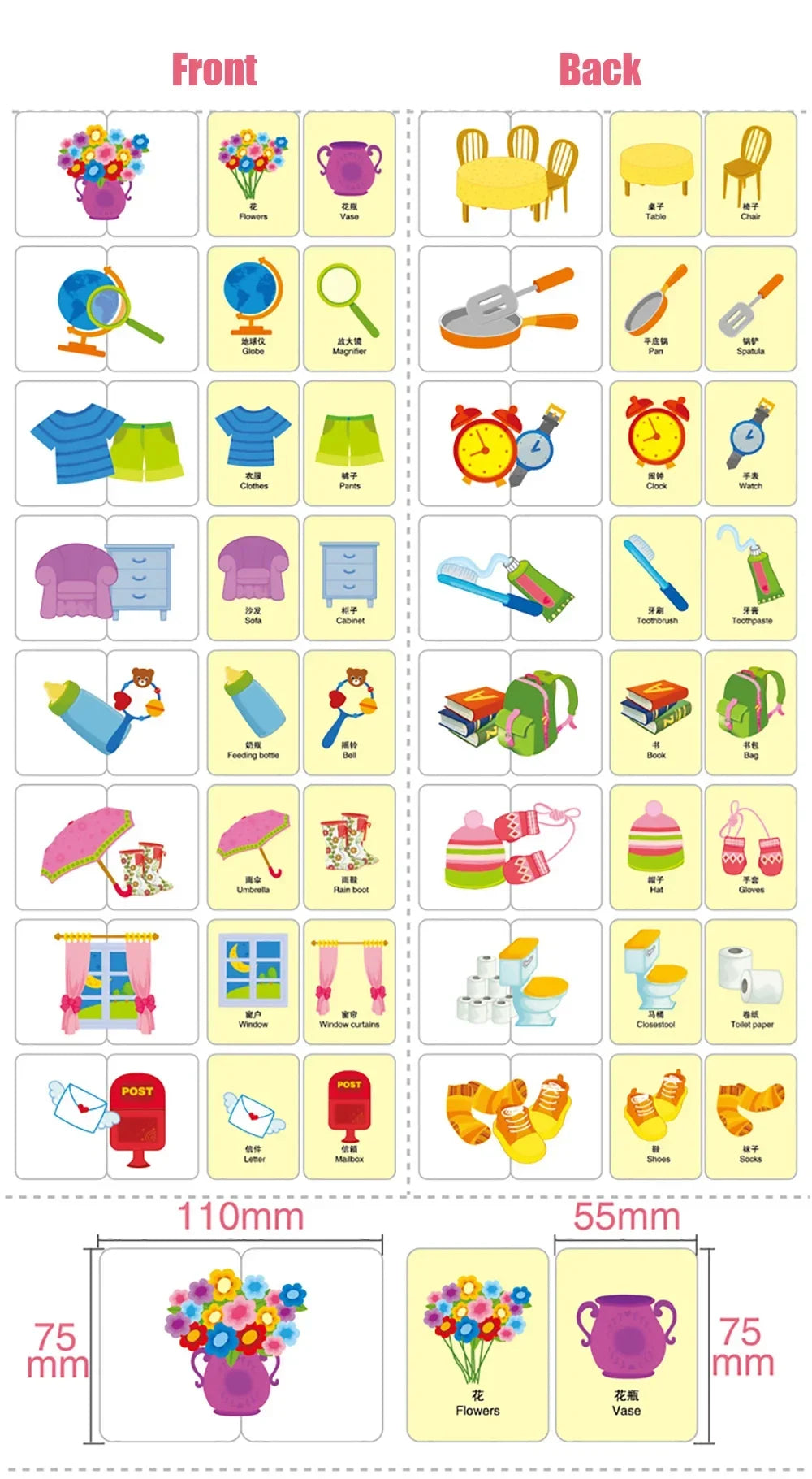 3-6T Baby Cognition Puzzle Toys Kids Iron Box Cards Matching Game Cognitive Card Car Fruit Animal Life Puzzle