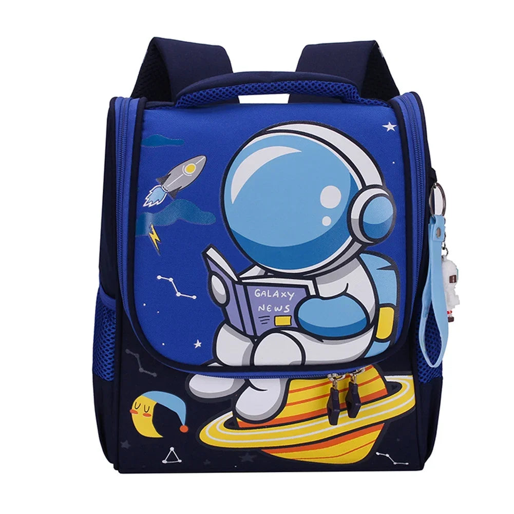 Boy Backpack Boys Astronaut Kindergarten Children‘s Backpacks Student Schoolbag Gift Cartoon Backpack Knapsack Grade 1-9