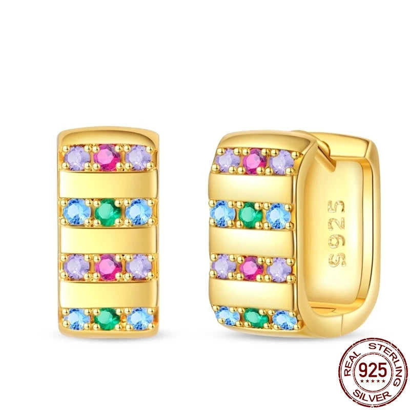 S925 Sterling Silver Rose Gold Plated Koi Earrings For Women Simple Earrings Trending  Fashion Jewelry Birthday Gift Hot
