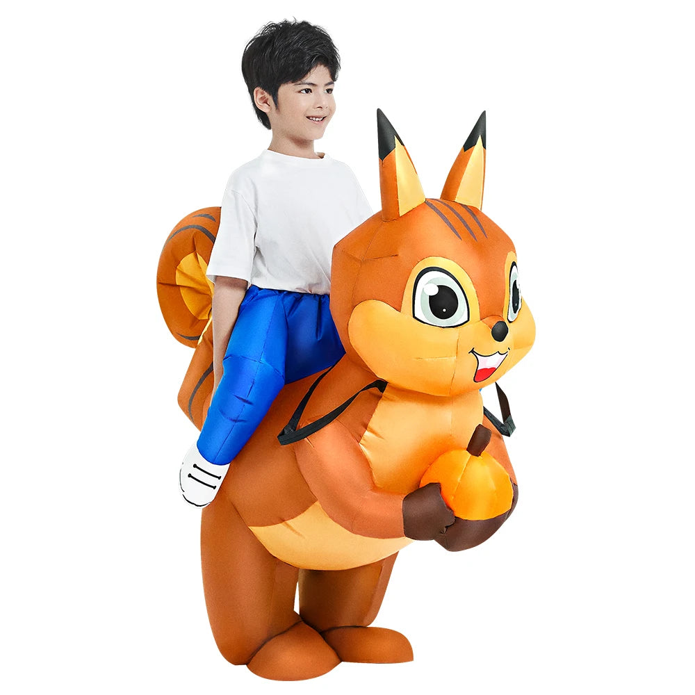 Kids Child Dinosaur Unicorn Inflatable Costume Cute Funny Clothing For Boys Girls Halloween Christmas Performance Party Suits
