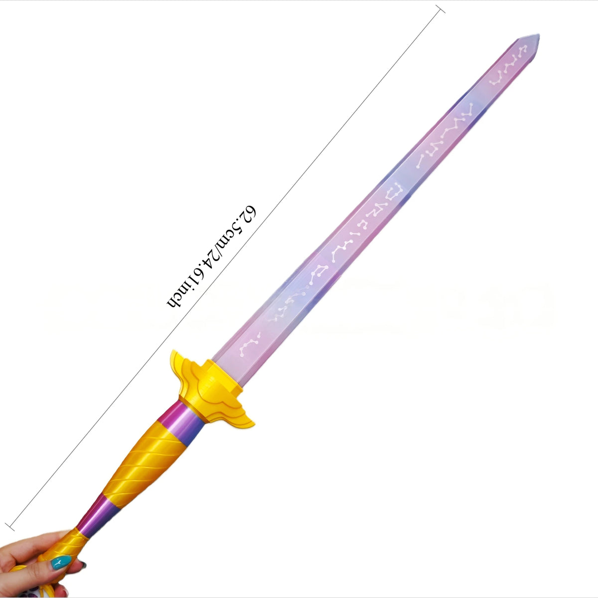 Hot Sword With Symbol Outfits Roleplay Sword Cosplay Prop Women Men Halloween Carnival Costume Accessories Lumi Long Knife