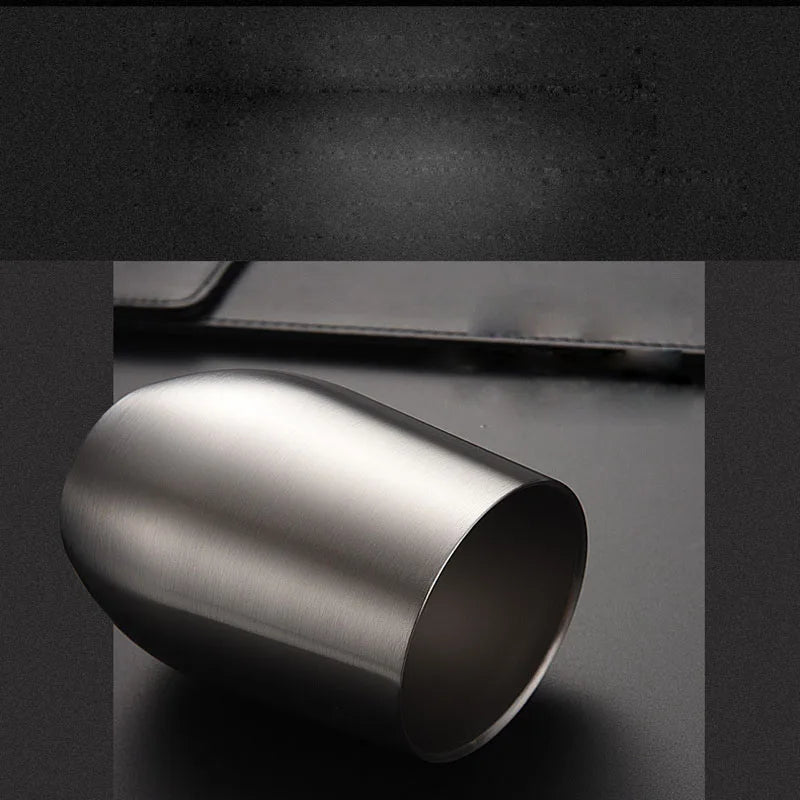 12OZ Wine seal Cover Custom Logo Mug Vacuum Insulated Thermos Garrafa Termica  Egg Shape Coffee Tumbler  Wine Beer  With Lid