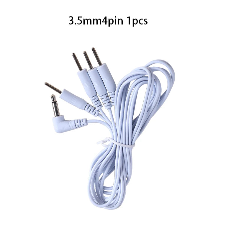 2 -Pin /4-Pin electrode wire for Machine Massager Electrode Pads Standard Connection Massage Leads for TENS Unit