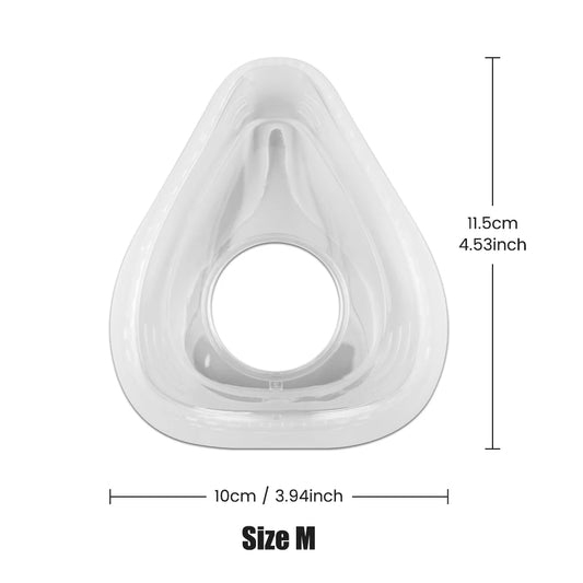 2/1pcs CPAP Mask AirFit F20 Masks Full Face Replacement Cushion, Reliable Seal & Softer Fit, Compatible with Resmed Airfit F20