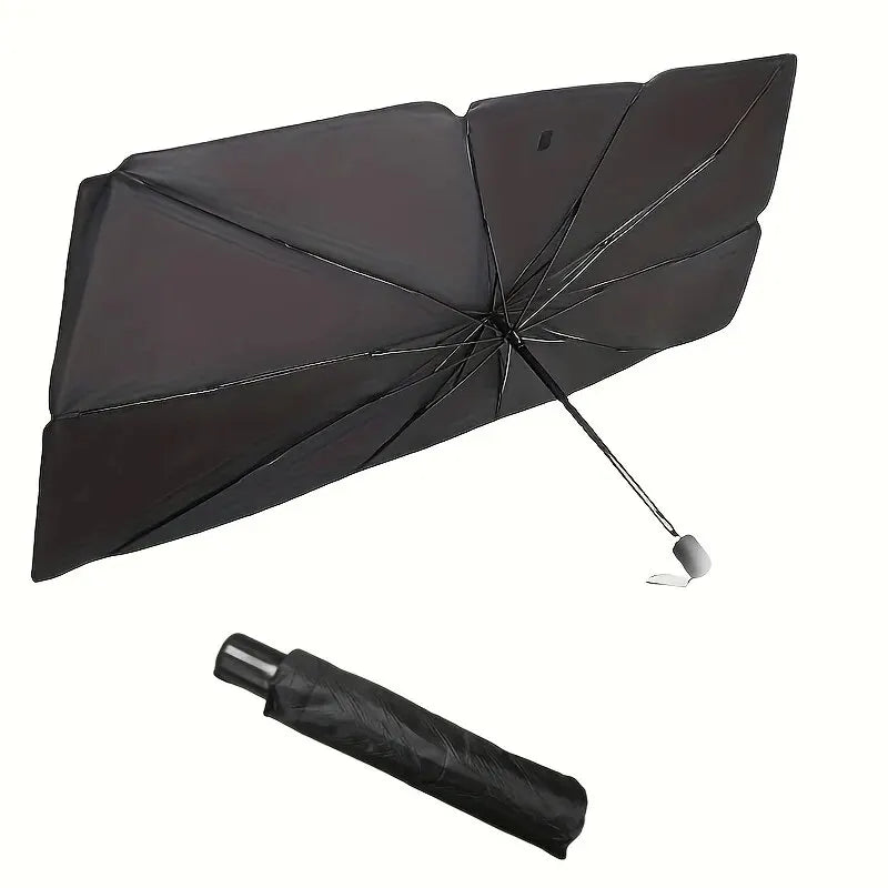 Car Front Windshield Sunshade Umbrella: Summer Sun Protection, Cooling Car Interior