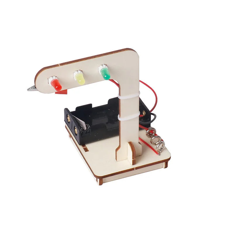 Children's Handmade Technology Small Production DIY Traffic Lights Fun Invention Educational Science Toy Learning STEM Education
