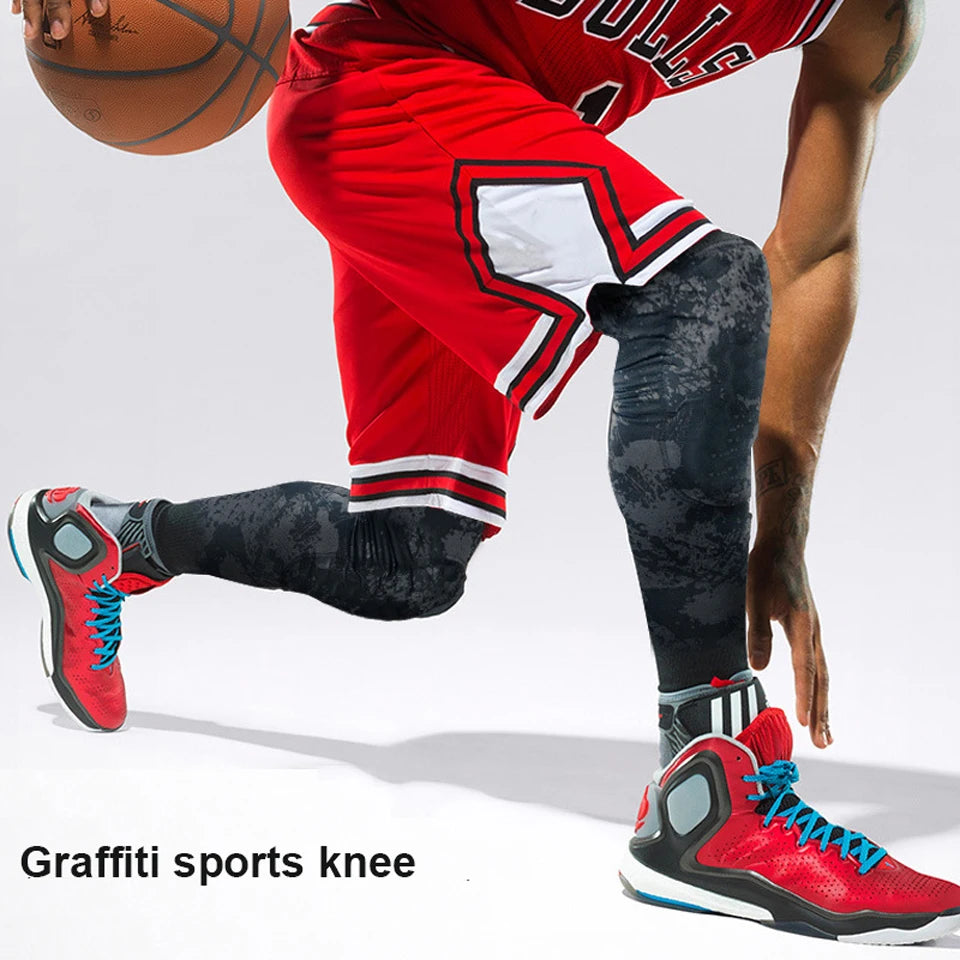 1PCS Breathable Sports Football Basketball Knee Pads Honeycomb Knee Brace Leg Sleeve Calf Compression Knee Support Protection