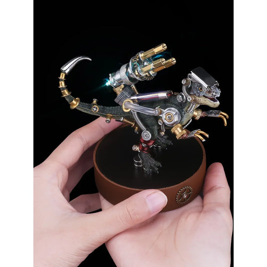 Mutant Beast Model - Chinese Cyberpunk Shark & Dinosaur Figure, Utopian Mechanical Art