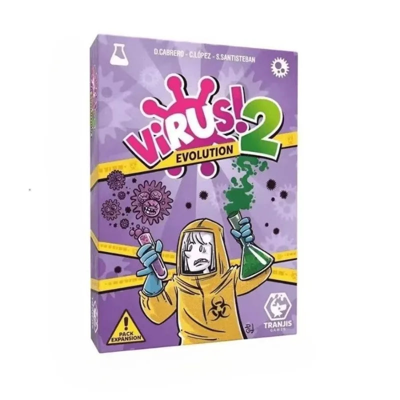 Family Strategy Card Game Set Virus Series 1&2 & Halloween Adult Party Board Game Youth Group Interactive Entertainment