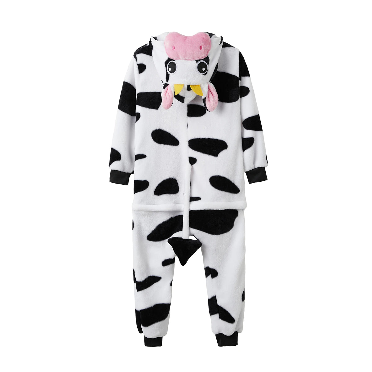 Pink Cow Onesies Cartoon Animal Onesie Women Men Girls Boys Pajamas Halloween Funny Party Suits Winter Home Overall Costumes
