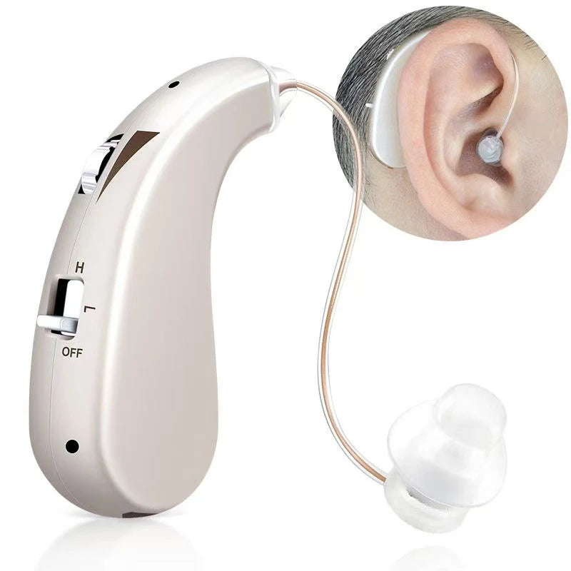 Enlarged hearing health earphones enhance ear sound protection for the elderly with hearing loss and tinnitus For Hearing Aid
