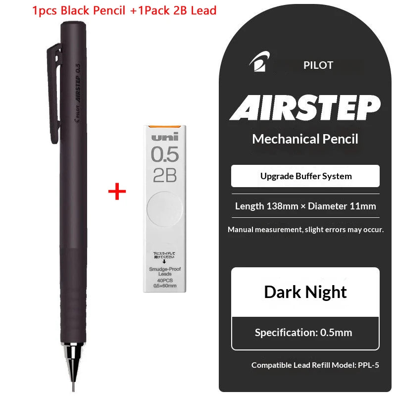 PILOT AIRSTEP Pencil HAS-15 New Function Mechanical Pencil,0.5mm Limited Edition Color Pen Body Students Children Stationery Pen