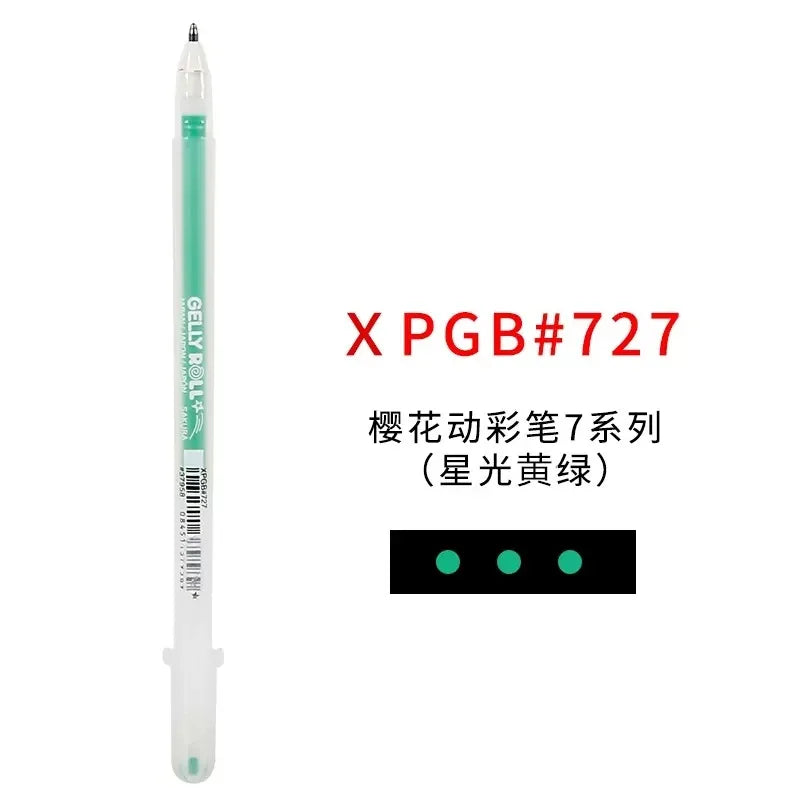1/3PCS SAKURA Gelly Roll Gel Pens Highlight Marker for Journaling Art Drawing Classic White Ink Assorted Point Fine Medium Bold