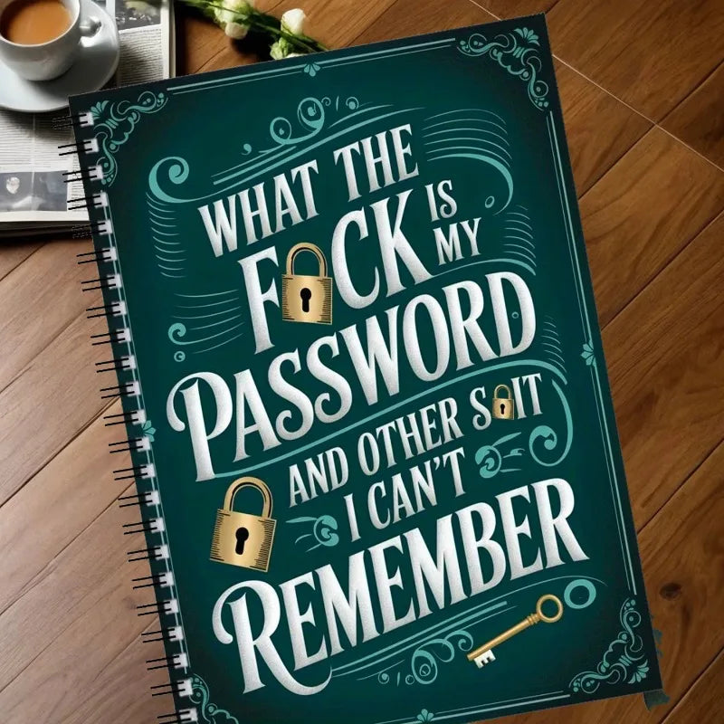 Interesting Spiral Cipher Notebook Creative Secret Diary Personal Password Writing Journal