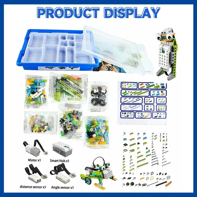 NEW WeDo 2.0 Core Set Robotics STEM Boxed Kit Compatible with 45300 We-Do Building Blocks DIY Educational Toys Christmas Gifts