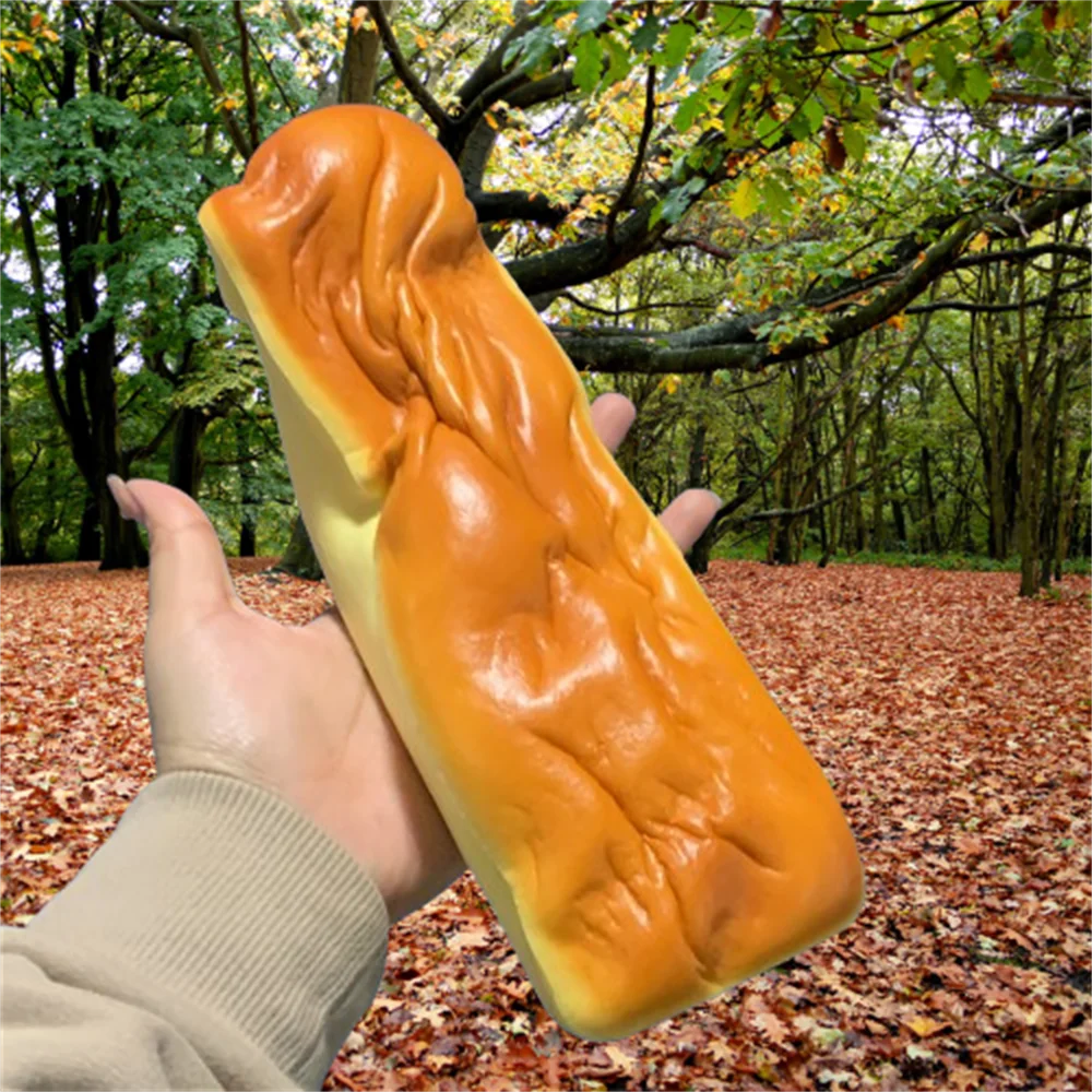 Fluff Cake Model Squishy, Slow Rebound Soft Cheese Sponge Toy, Comfortable Thick Finger Sticky Sensory Toy