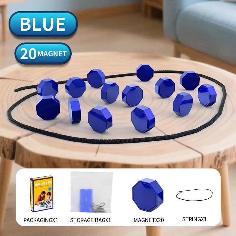 2026 Hot Party Games Magnetic Stones Game Interactive Magnet Board Strategy Game for Family Kids Adults High quality