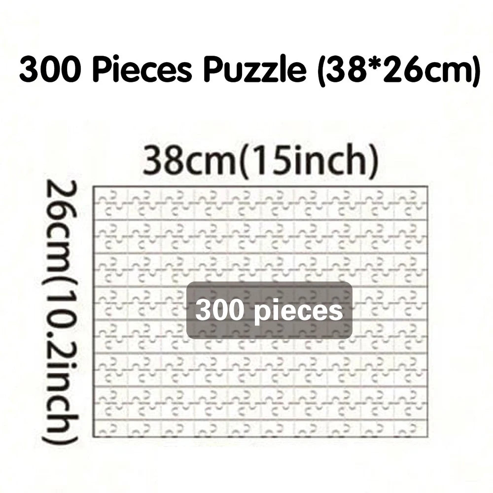 Personalized Custom Photo Puzzle Customize "Cardboard/wooden 35/300/500/1000 Pieces Jigsaw Puzzles for Adults Kids Toys "