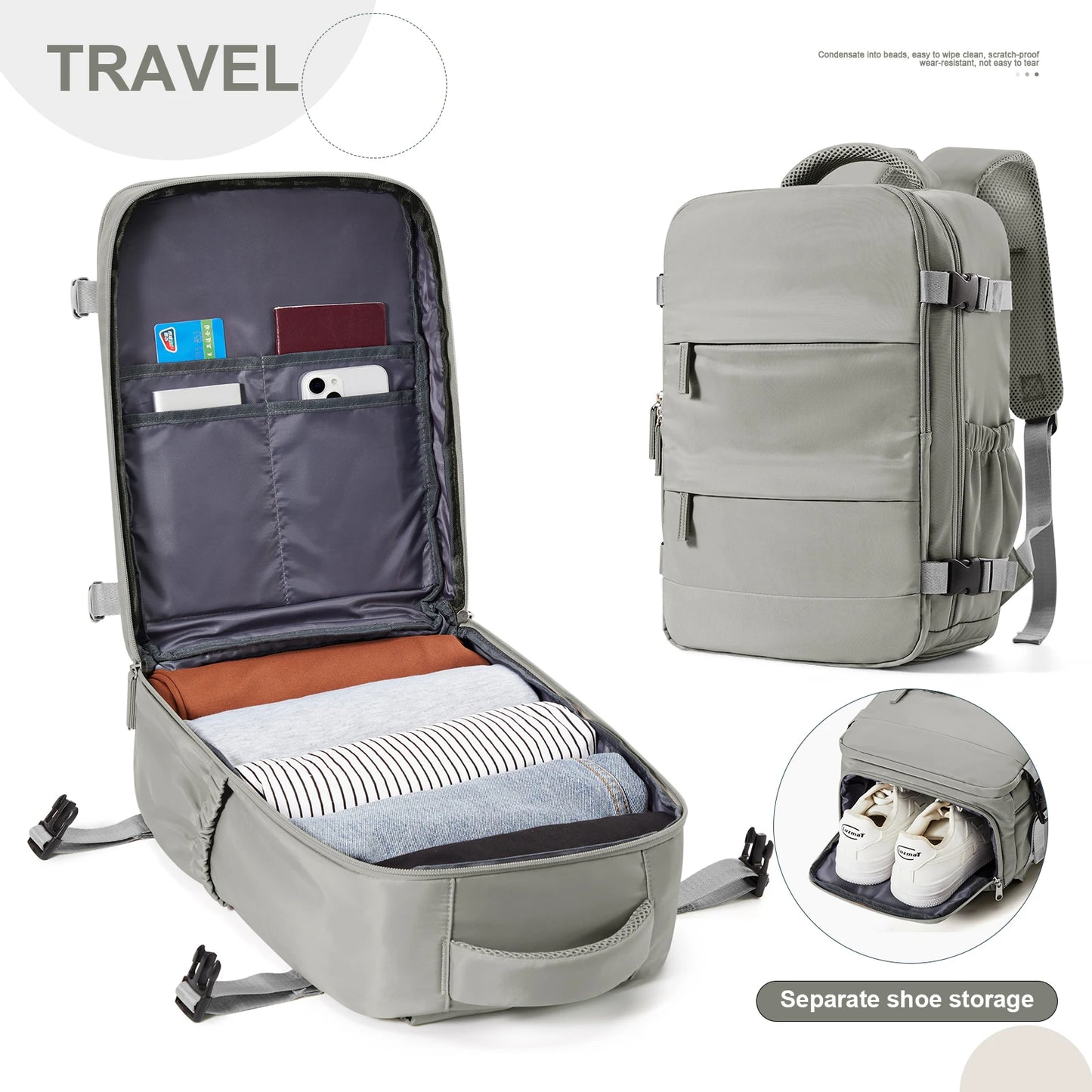 Ryanair Backpack 40x30x20 Cabin Bag Travel Backpack for Men Women Hand Luggage Leisure Laptop Backpack mochila para viaje cabina