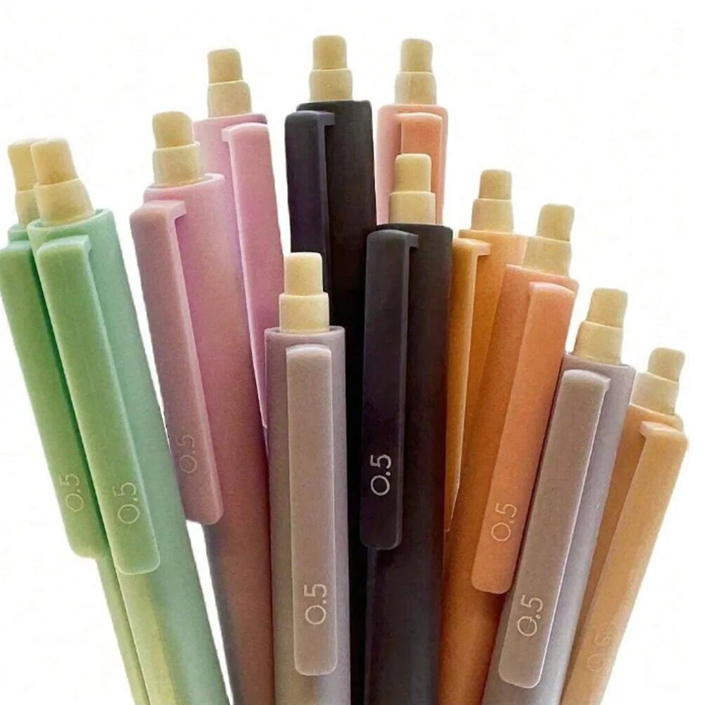 Cute Pastel Mechanical Pencil Set, 0.5mm & 0.7mm Dual Sizes for Precise Writing, Art Drawing Sketching Girls’ School Supplies