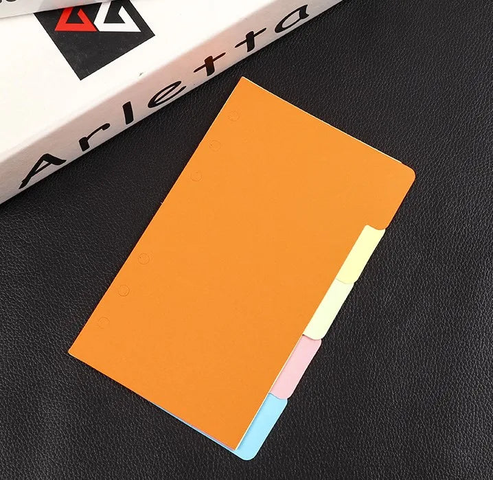 A5 A6 A7 Black White Loose Leaf Notebook Refill Spiral Binder Inner Page Grid Blank Line Diary Agenda PlannerSchool Stationery