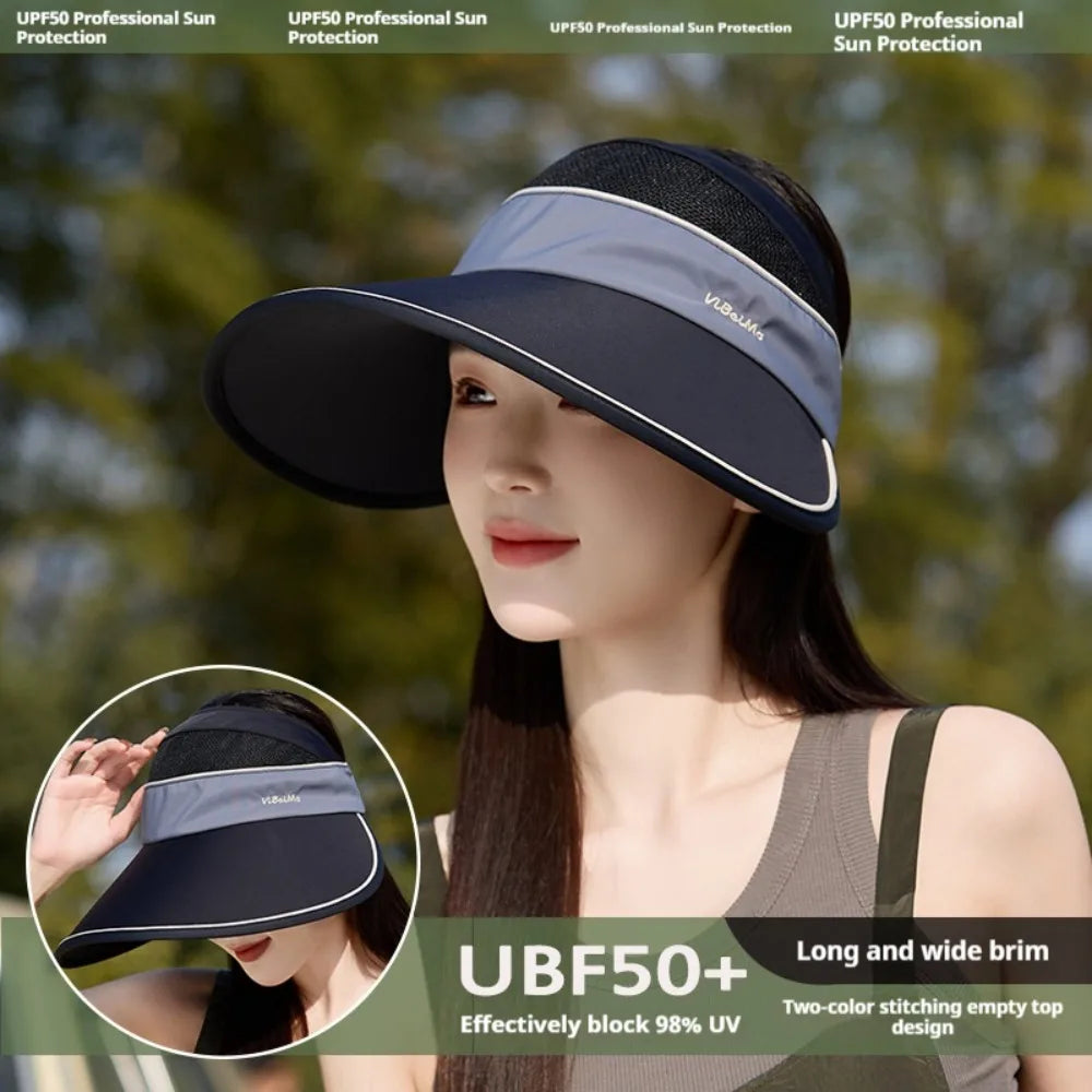Women’s Cooling Open Sun Hat Extra Large Wide Brim UPF50+ UV Protection Outdoor Essential for Ladies