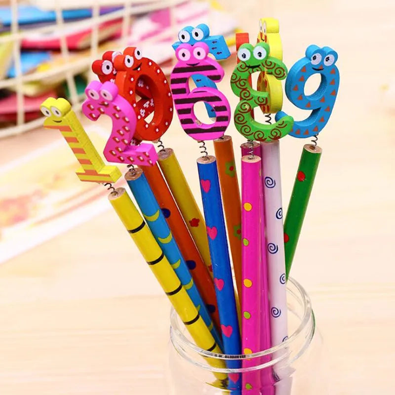20pcs  Animal Spring Pencil Students Writing Pencils Children Toys Stationery Gifts Party Gift  Birthday Wedding Festival