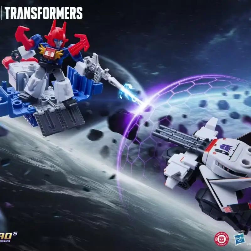 Blokees Transformers Defender Version 8 Battle Stars Collectible Blind Box Star Optimus Prime Super Megatron Action Figure Model