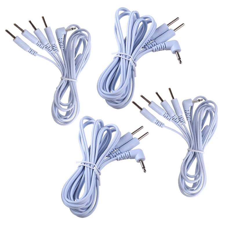2 -Pin /4-Pin electrode wire for Machine Massager Electrode Pads Standard Connection Massage Leads for TENS Unit