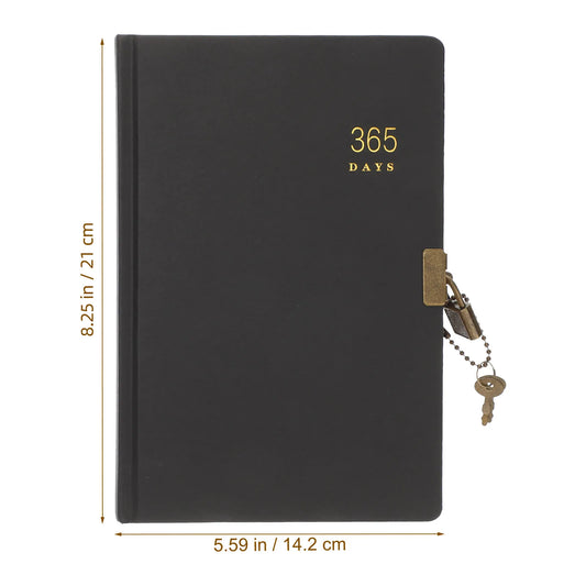 365 Days Personal Journal with Lock Diary Notebook for Writing Ideas Poetry Travel Logs Daily Notes Sketches Privacy Safe