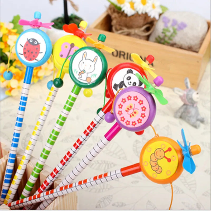 20pcs  Animal Spring Pencil Students Writing Pencils Children Toys Stationery Gifts Party Gift  Birthday Wedding Festival