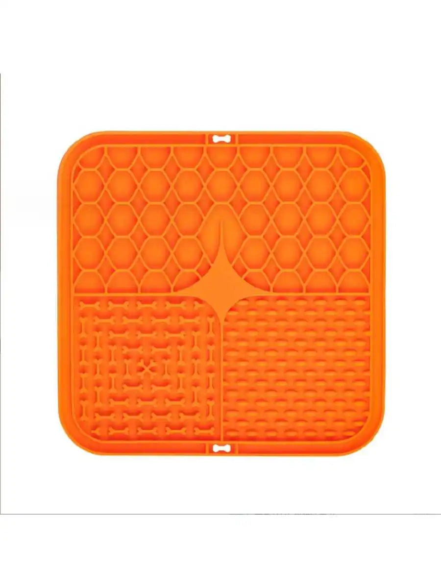Pet Lick Silicone Mat Dogs Pet Slow Food Plate for Dog Bathing Distraction Silicone Dog Sucker Food Training Dog Feeder Supplies