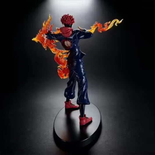 Anime Jujutsu Kaisen Sukuna Figure Maximatic Plus Bandai Spirits Flame Archery Action Figure Gift Toy Action Figure PVC