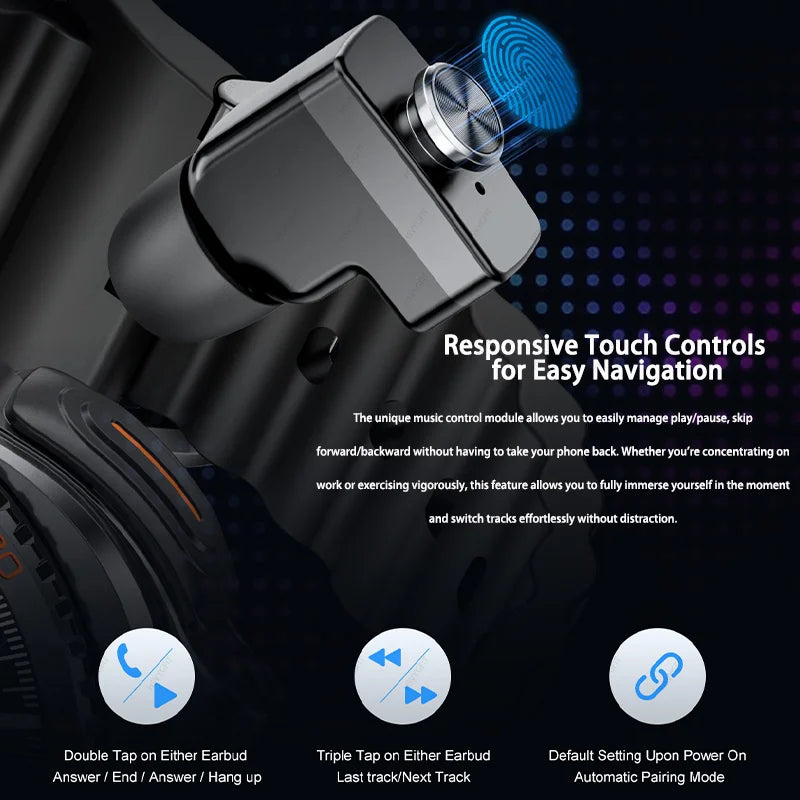 New watch earphones 2-in-1 smartwatch, Health monitoring device, wireless calling, 100+sports mode male and female smartwatches
