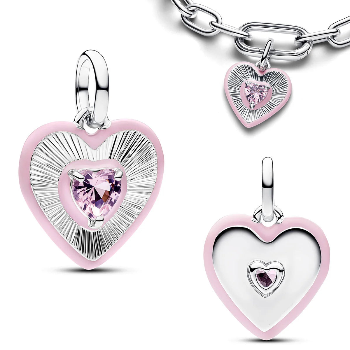 S925 Silver Plated Pave Charm Bead Ice Cream Whistle Stamp Nature Biology Crab Anchor Sun Face Heart DIY Bracelet Fine Jewelry