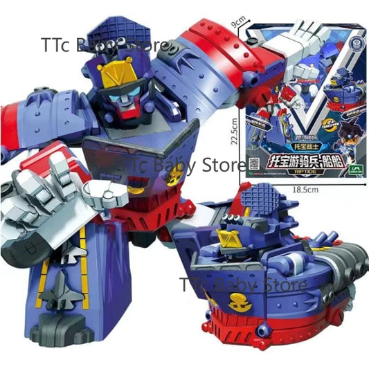 TOBOT Brother Tobot Warrior Galaxy Detective Korean Anime Transform Robot Action Figure deformation Toys Kids Boys Robot Gifts
