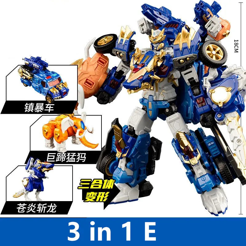 Glory Alliance 6 Transform Combined Robot Action Figures Mech Toy Shapeshifting League GRIFFN REX AMAZING PULIS Deformed Vehicle