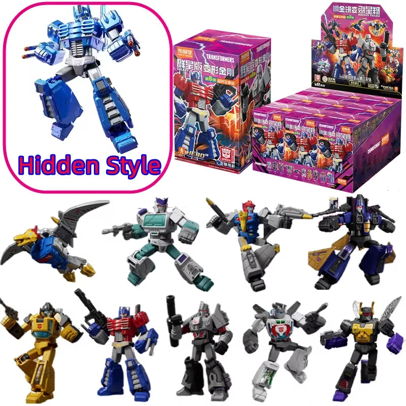 Blokees Transformers Optimus Prime Megatron Unicron Shockwave Skywarp Sludge Grimlock Metroplex Action Figure Anime Model Toys