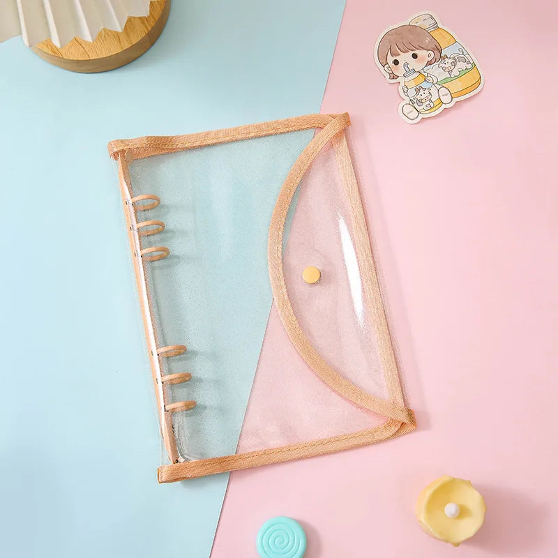 Cute Color Grid A5 A6 Loose Leaf Notebook Refill Spiral Binder Index Inner Page Item Paper Stationery