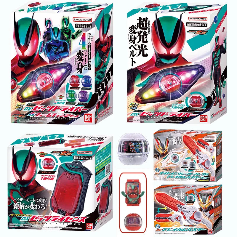 In Stock BANDAI DX Shin Kamen Rider ZZZ (Zeztz)Transformation Belt Driver Scanner Dream Capsule Collection Gift for Boys