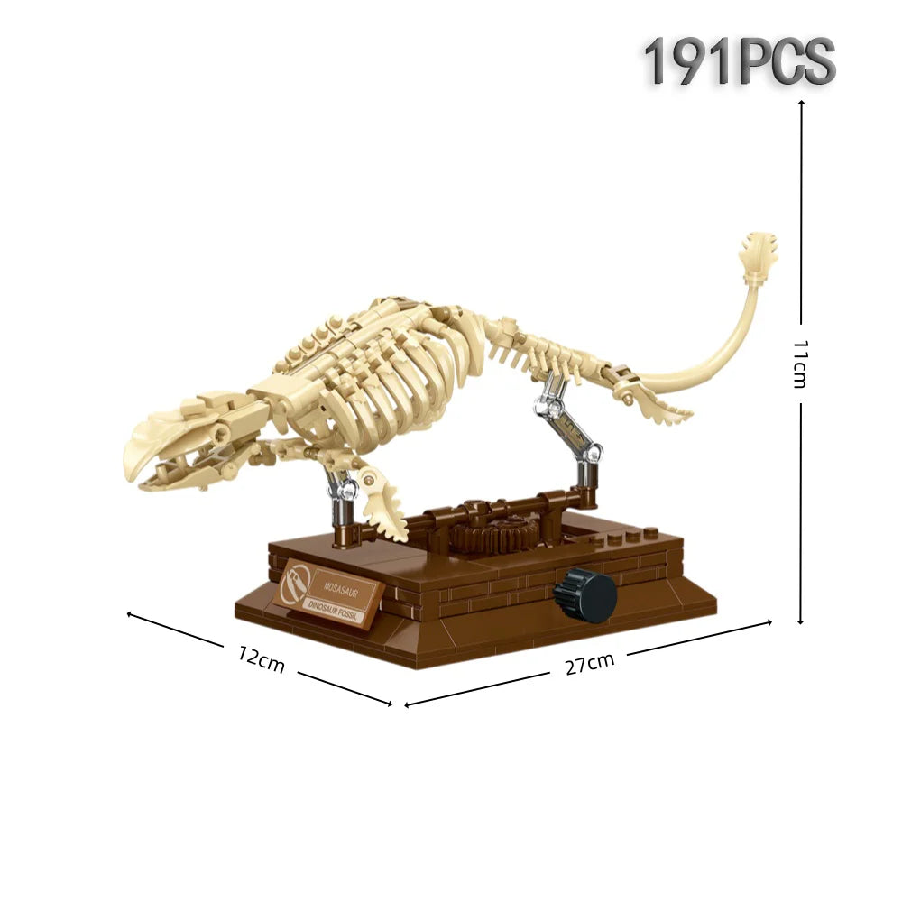 KNEW BUILT Pterosaur Dinosaur Fossil Building Block Toy-Gift for Collector,Educational STEM Toy & Home Decor,Boys' Birthday Gift