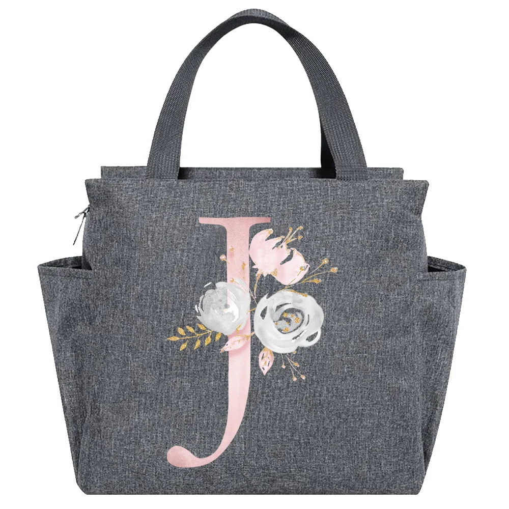 Insulated Lunch Bag  Cooler Lunch Box Portable Insulated Canvas Bento Pack Thermal Food Picnic Rice Bag For Women Kids