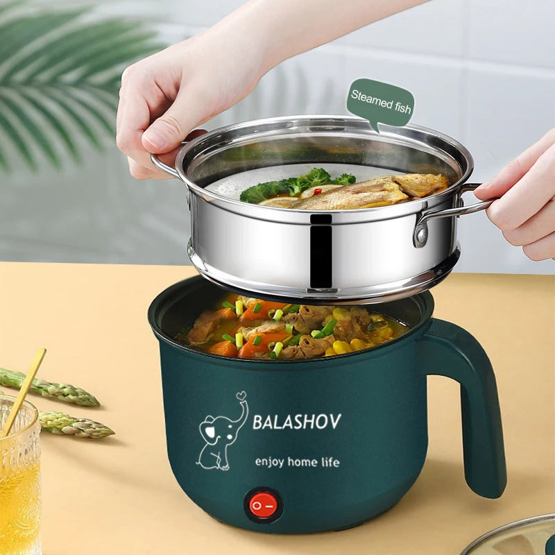 Mini Electric Rice Cooker Non-stick Cooking Machine Single/Double Layer Hot Pot Multifunction Electric Rice Cooker for Home